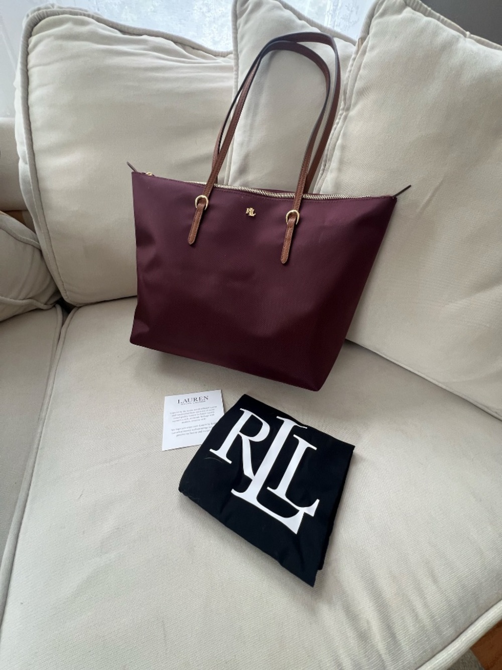 Ralph Lauren Nylon Keaton Tote - Picture 4 of 5